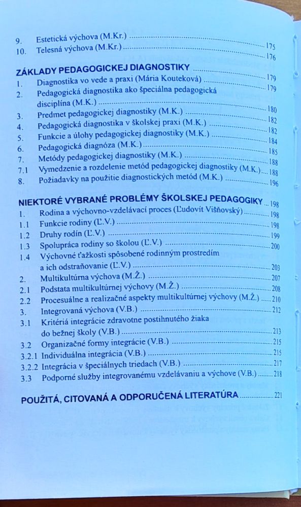 Základy školskej pedagogiky