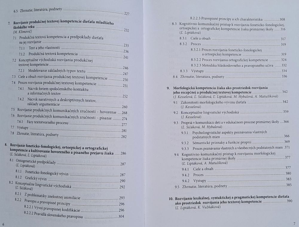 Integrovaná didaktika slovenského jazyka a literatúry pre primárne vzdelávanie