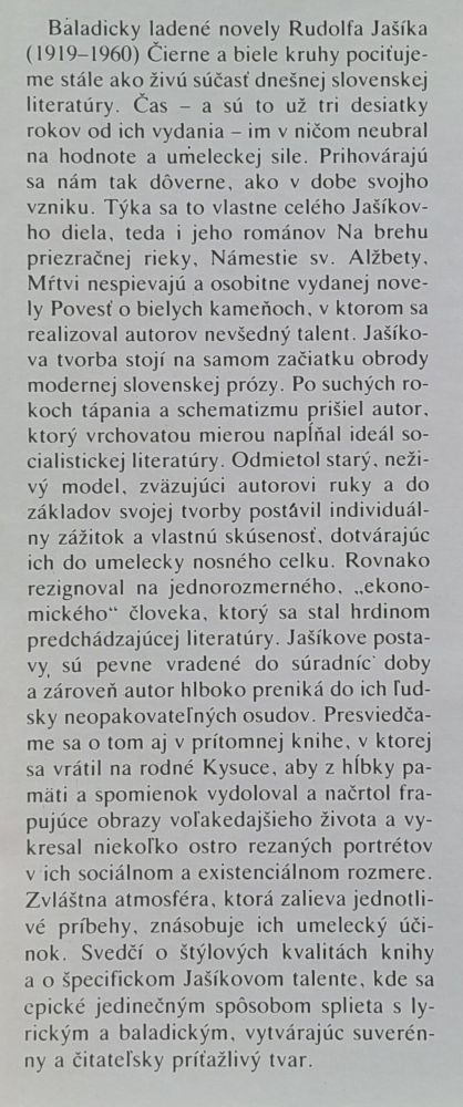 Čierne a biele kruhy - Hviezdoslavova knižnica