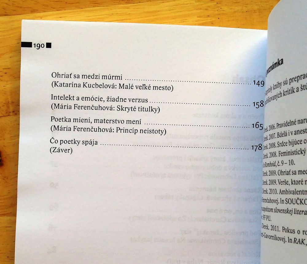 Ženy píšu poéziu, muži tiež