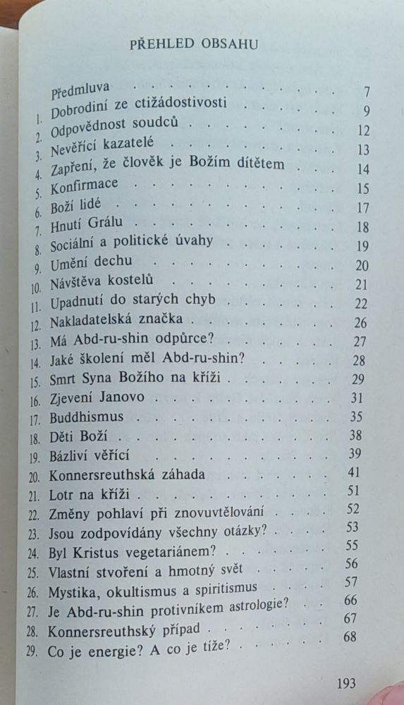 Odpovědi na otázky