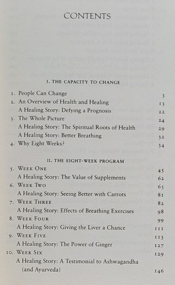 8 Weeks to optimum Health 