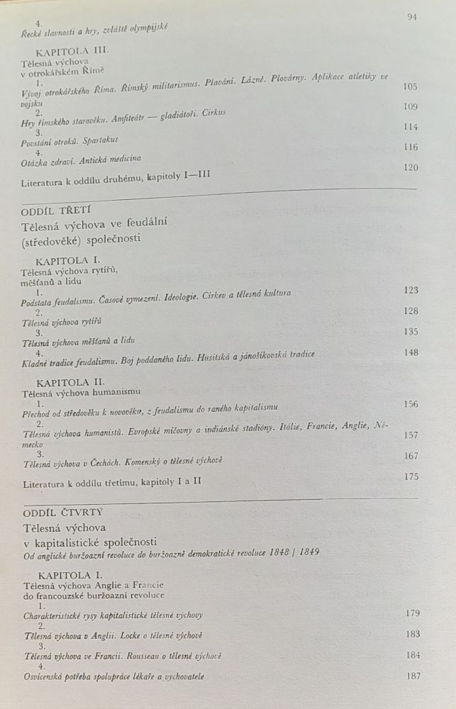Dějiny tělesné výchovy I. / Od nejstarších dob do roku 1848