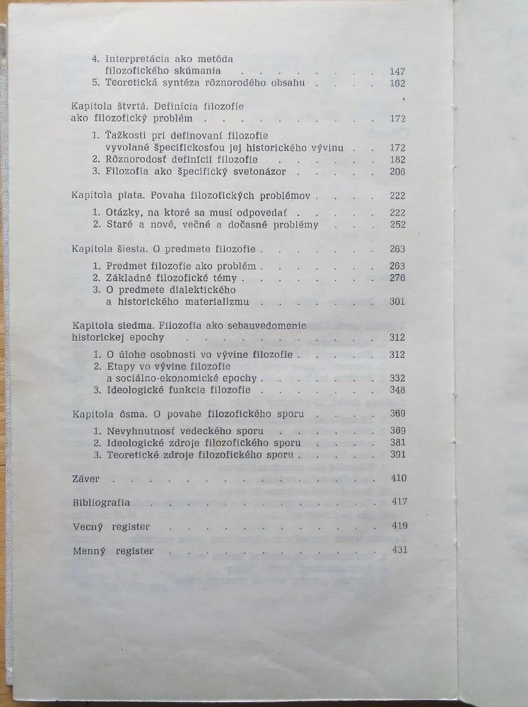 Problémy filozofie a filozofie dejín