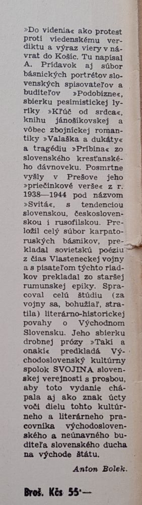 Takí a onakí / Novely