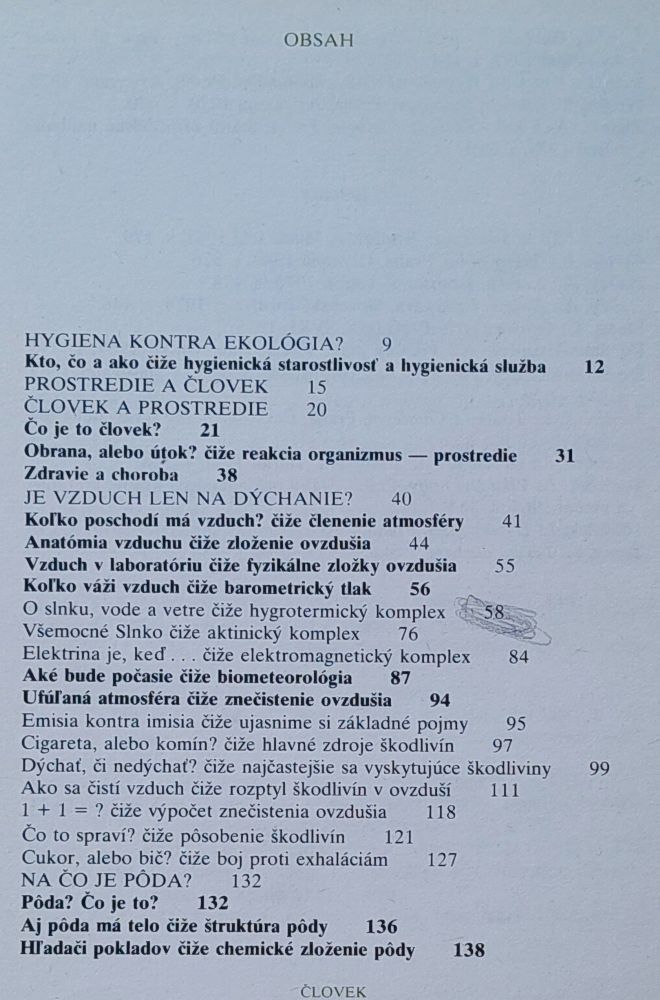Človek a prostredie