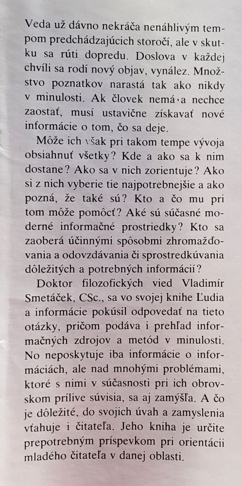 Ľudia a informácie
