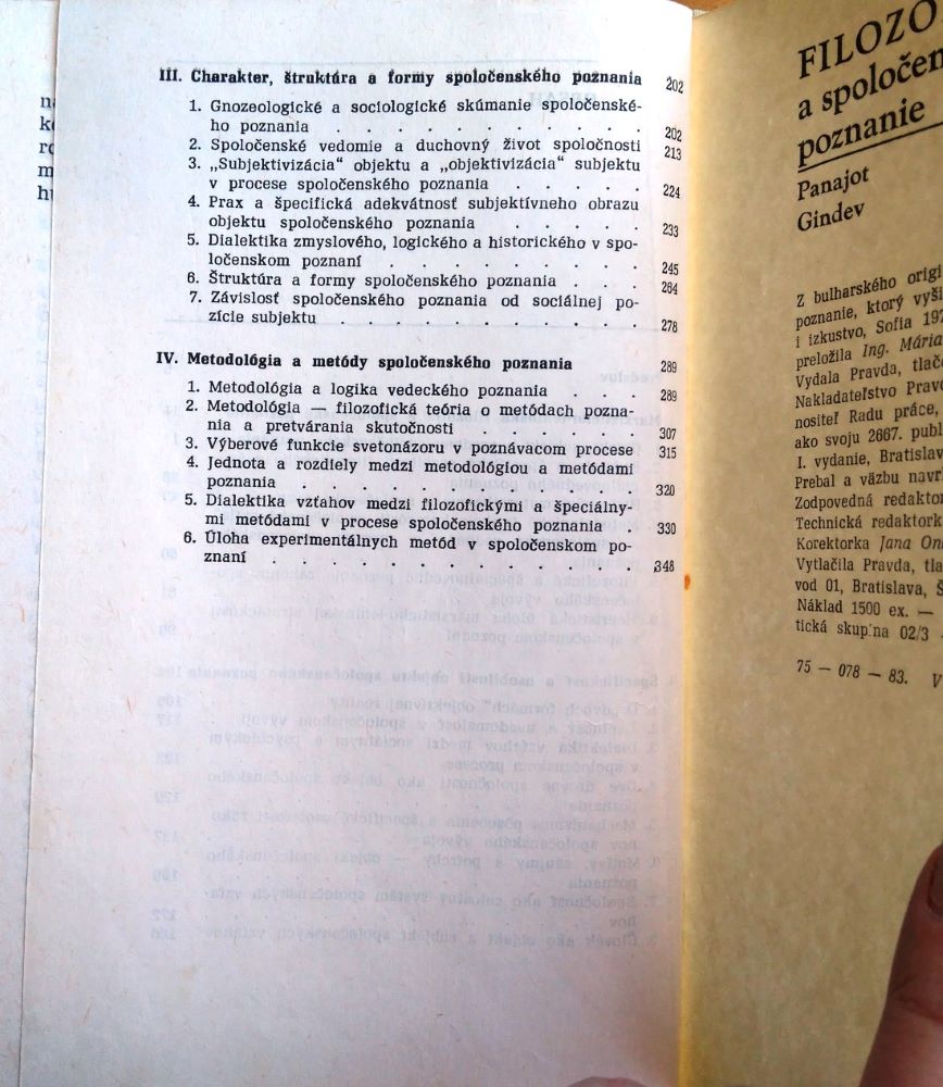 Filozofia a spoločenské poznanie