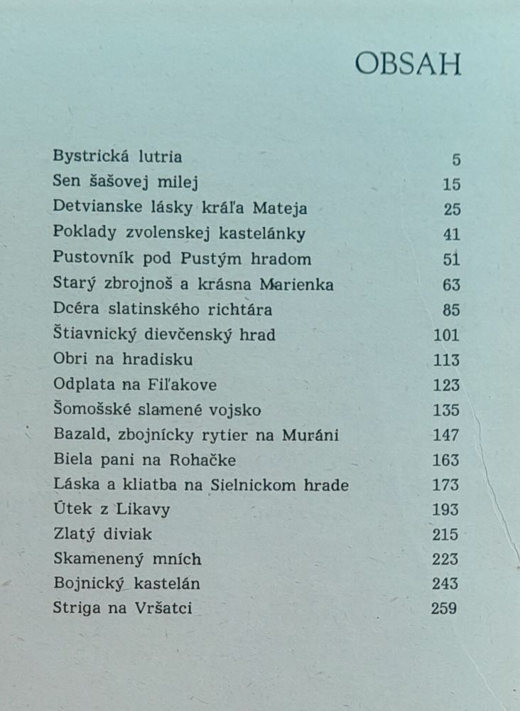 Povesti o hradoch I.