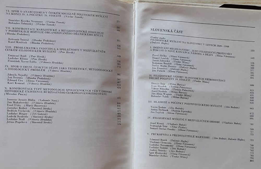 Antologie z dějin českého a slovenského filozofického myšlení 