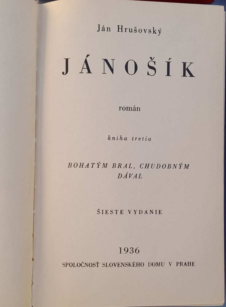 Jánošík 1.- 4.