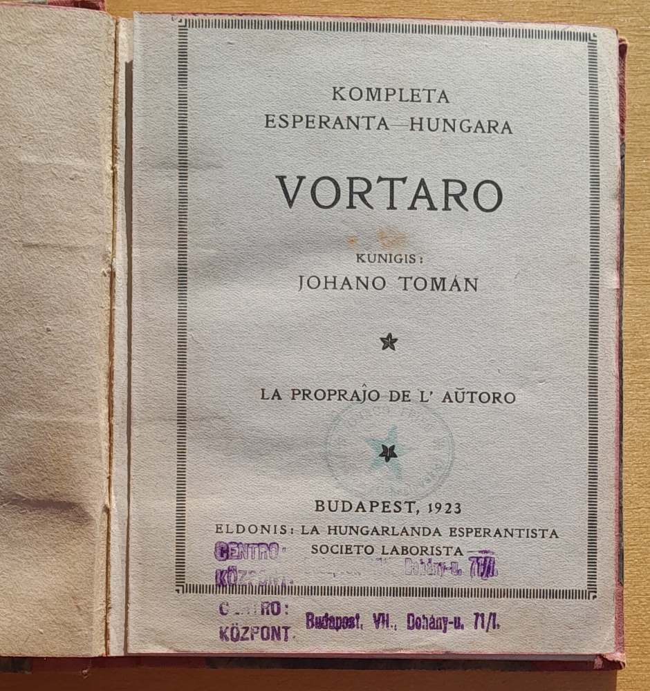 Magyar - esperanto zsebszótár