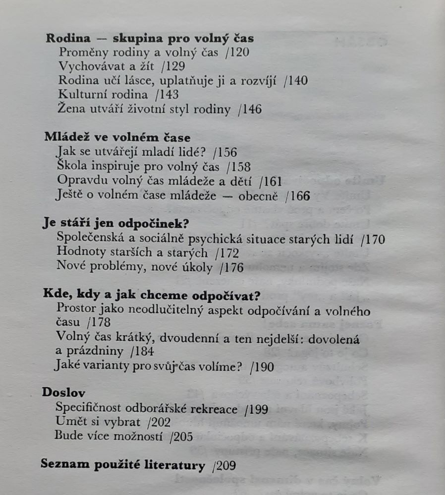 Umění odpočívat