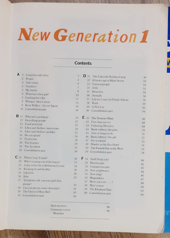 New Generation 1. / Students Book / Workbook
