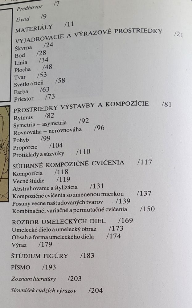 Výtvarná príprava / Pre 1. a 2. ročník SUPŠ