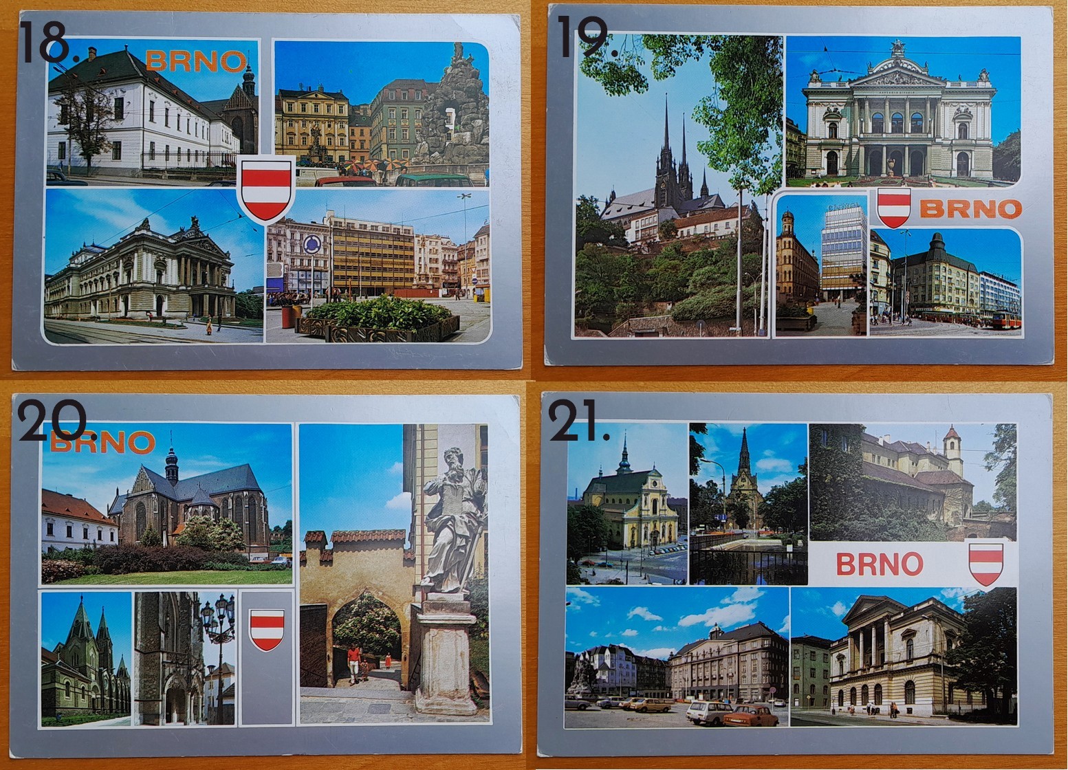 Brno - pohľadnice
