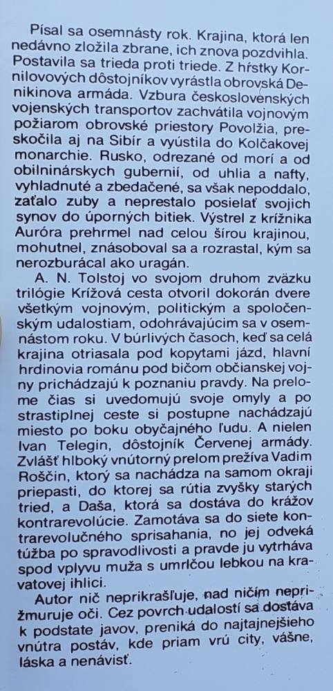 Krížová cesta 1. 2. 3. (Alexej N. Tolstoj)