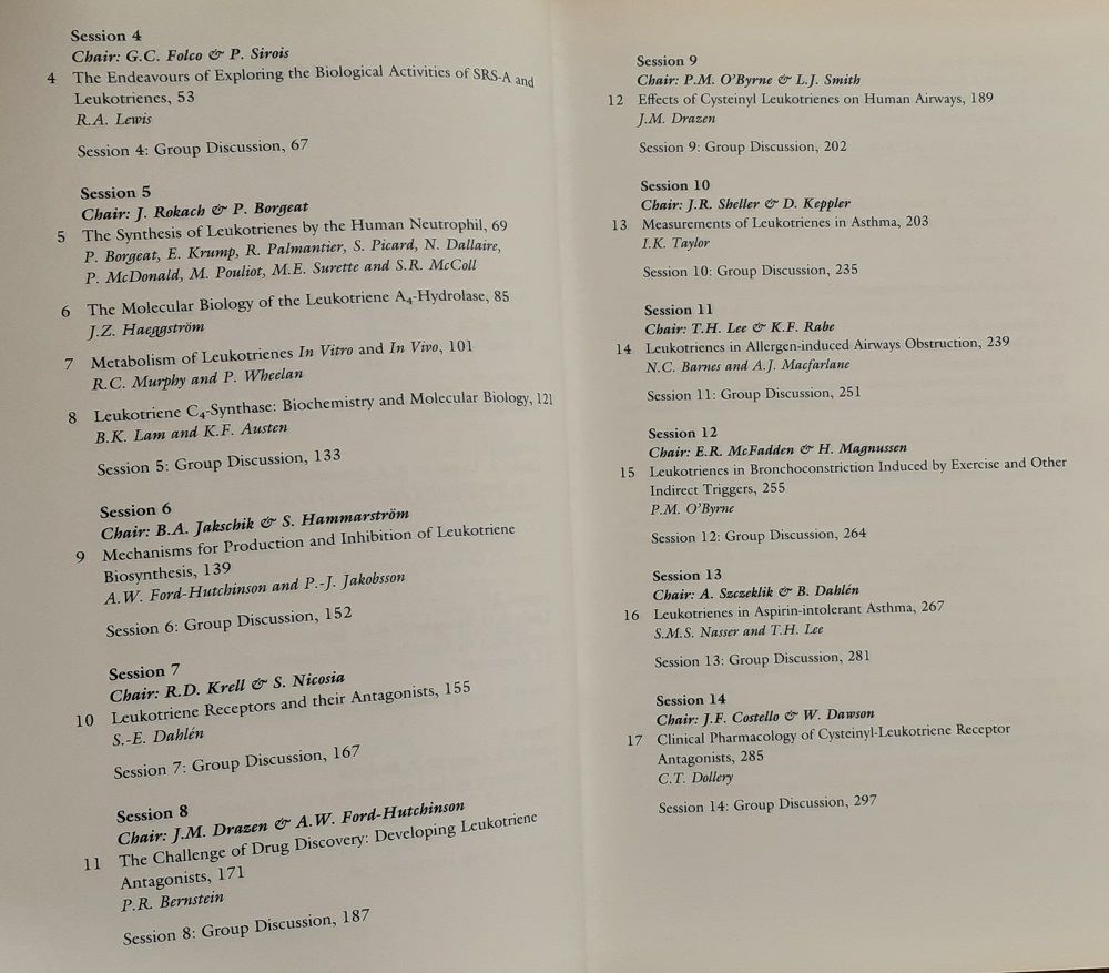 SRS-A to Leukotrienes / The Dawning of a New Treatment