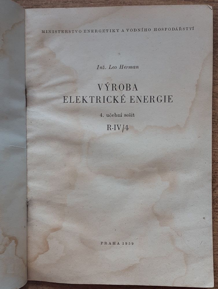 Mistrovská škola energetiky / 2 ks / Leo Herman