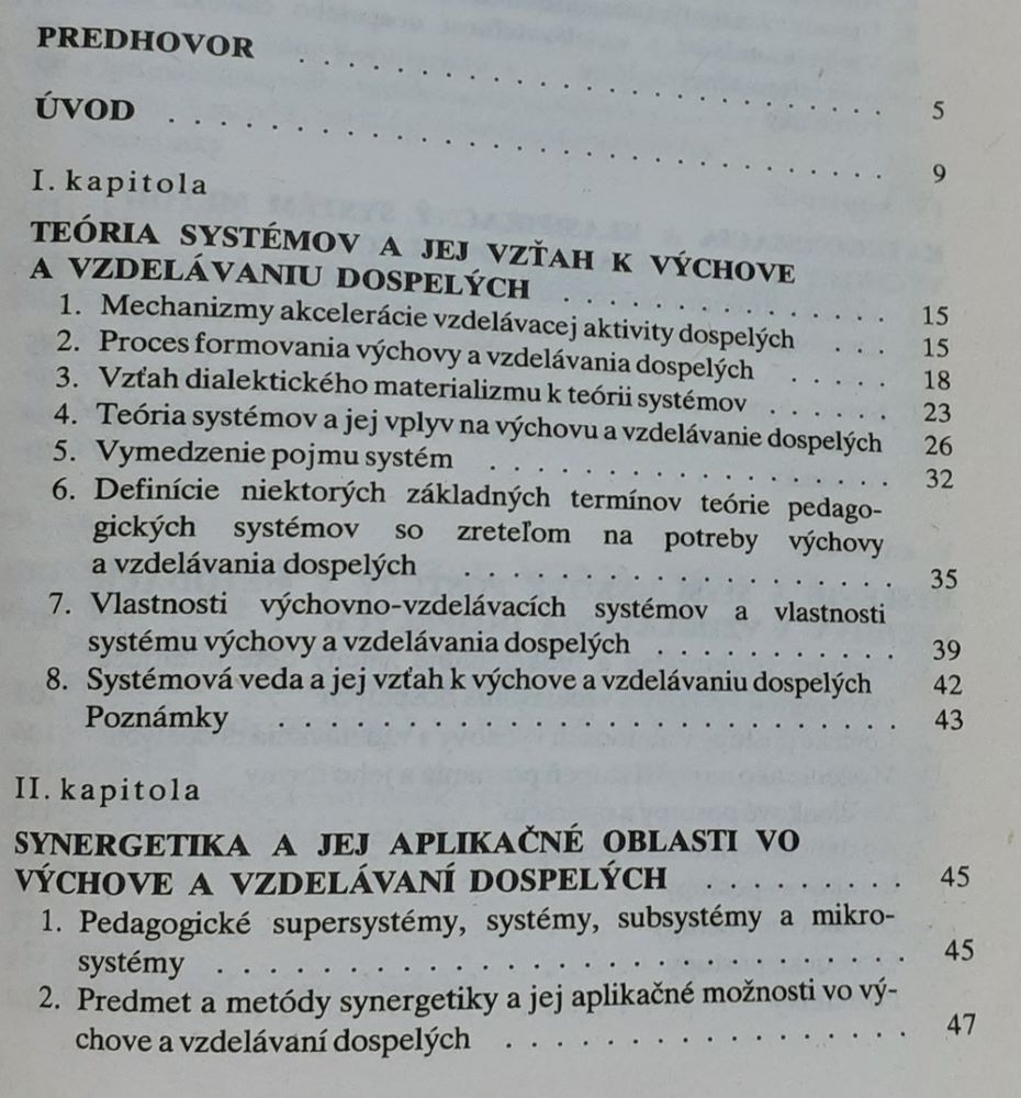 Metódy výchovy a vzdelávania dospelých / Encyklopédia osvetového pracovníka