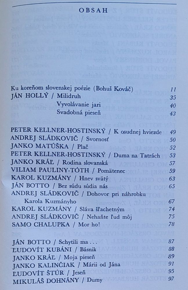 Rozpäté krídla / Antológia slovenskej poézie 19. storočia