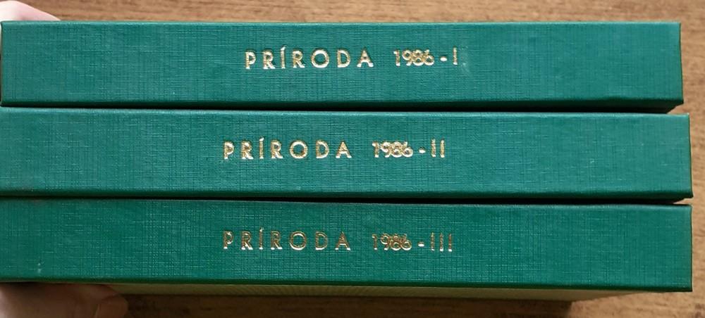 Priroda 1986 / 1 - 12 / V troch zväzkoch / Ruský časopis