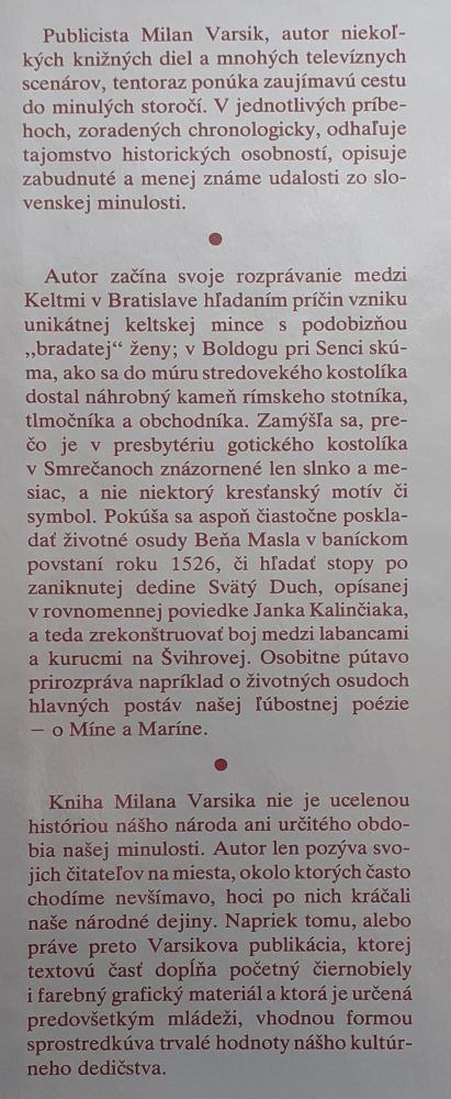 Dotyky s minulosťou