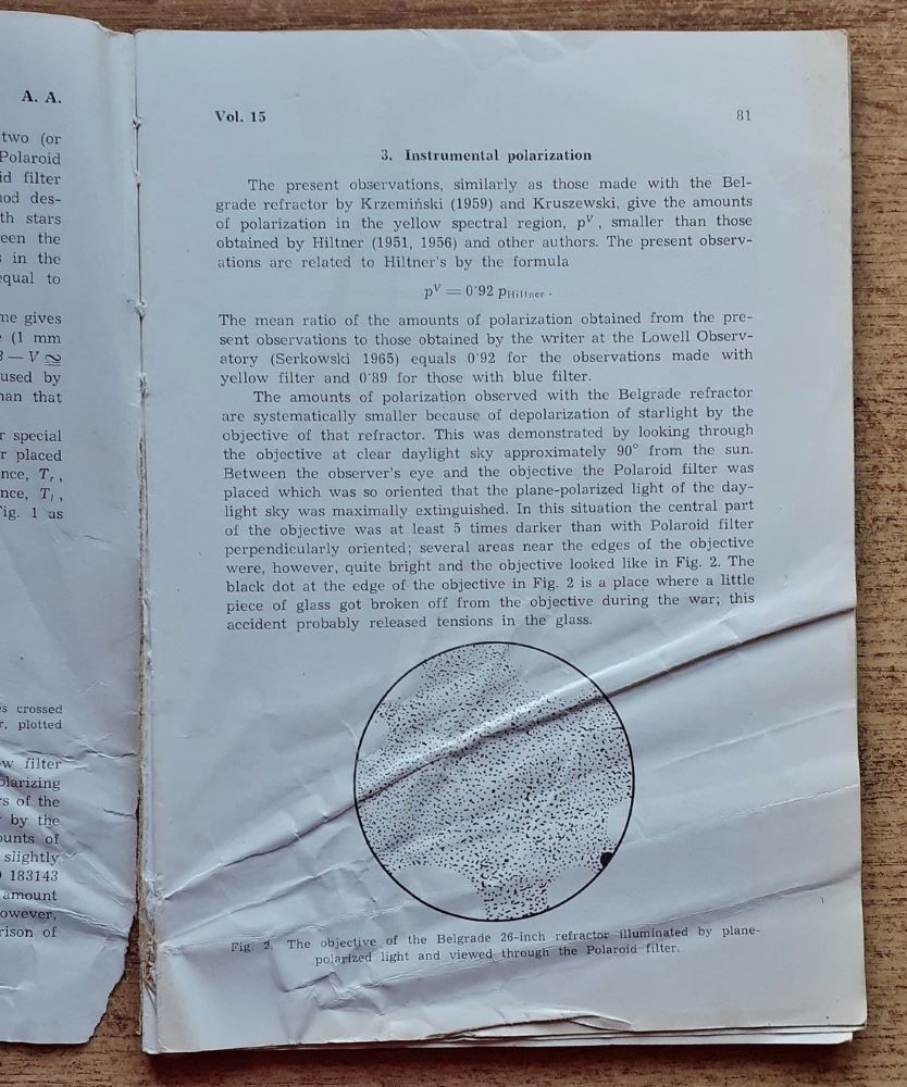 Acta Astronomica / Vol. 15 / 1-3