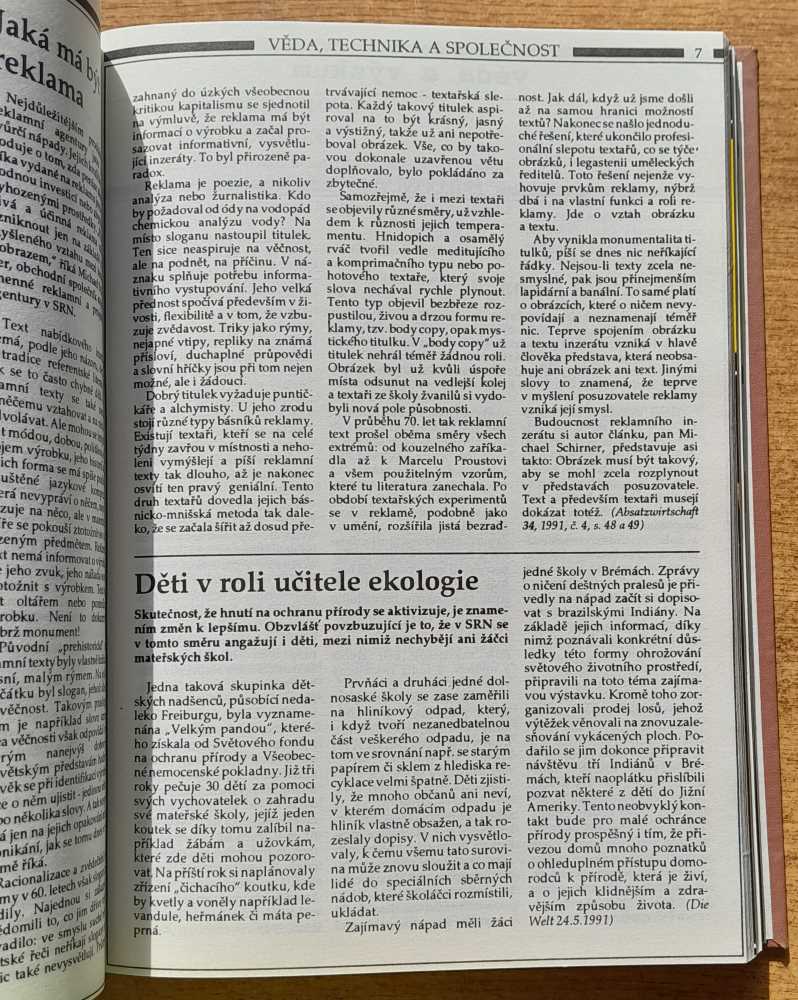 Věda a technika v zahraničí / Komplet ročník 1991