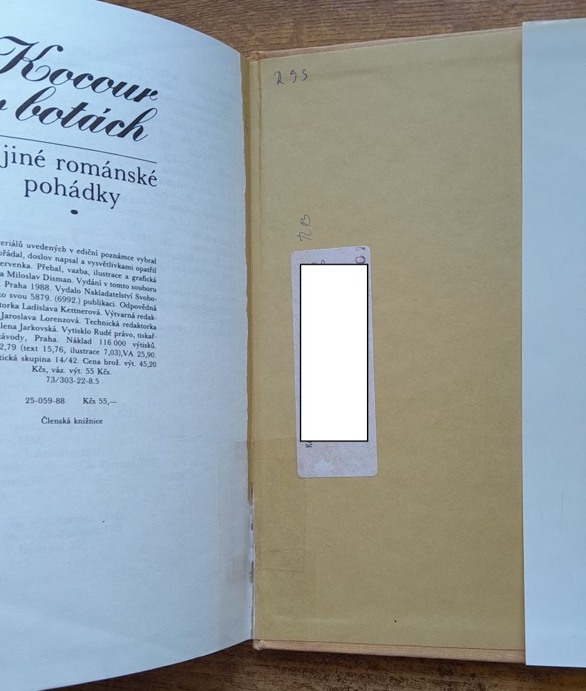 Kocour v botách a jiné románské pohádky