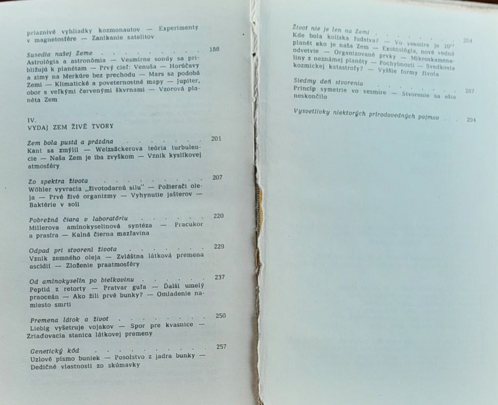 Stvorenie sa ešte neskončilo / Prírodovedci po stopách genezis / Malá moderná encyklopédia