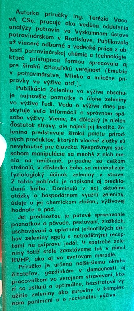 Zelenina vo výžive