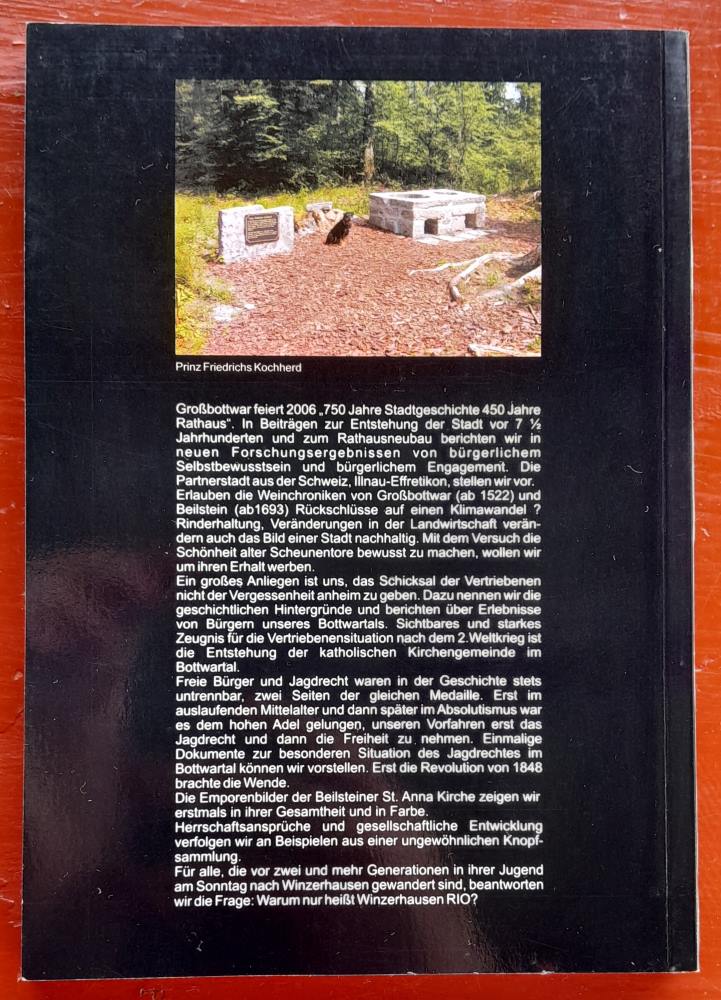 Geschichtsblätter aus dem Bottwartal / Grossbottwar