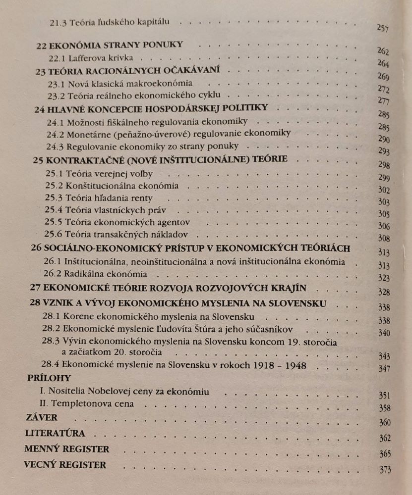 Dejiny ekonomických teórií / Edícia Ekonómia