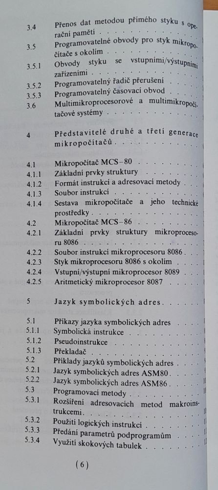 Mikropočítač a jeho programování / KVT
