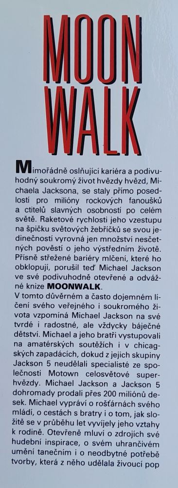 Moonwalk / Vlastní životopis