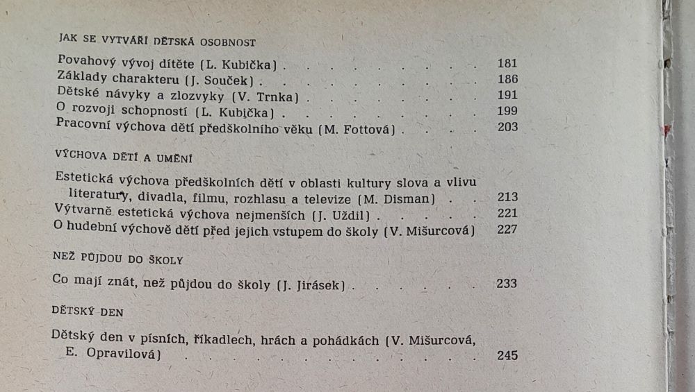 ABC rodinné výchovy 1. / Dítě předškolního věku