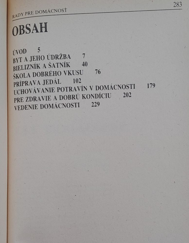 Rady pre domácnosť 