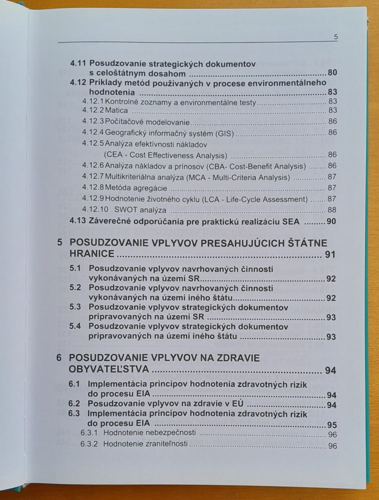 Posudzovanie vplyvov činnosti na životné prostredie