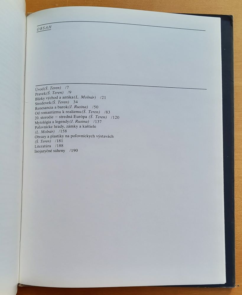 Lov a zver vo výtvarnom prejave 