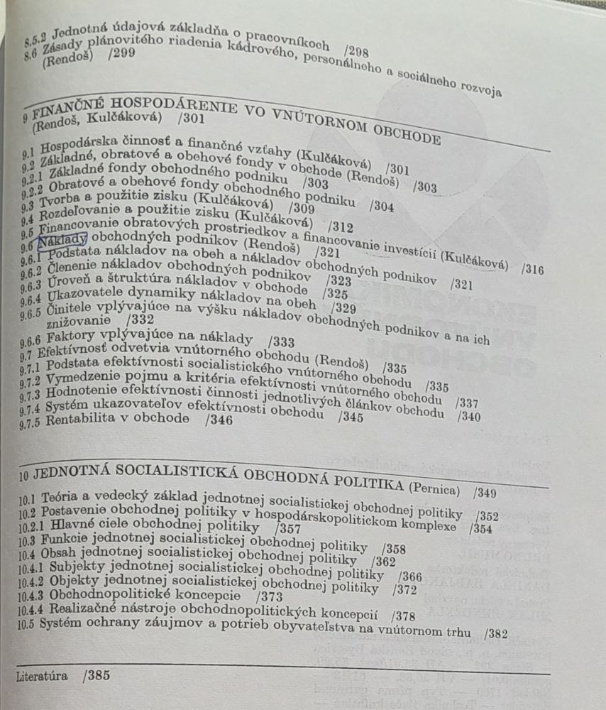 Ekonomika vnútorného obchodu / Náklad 1700 kusov