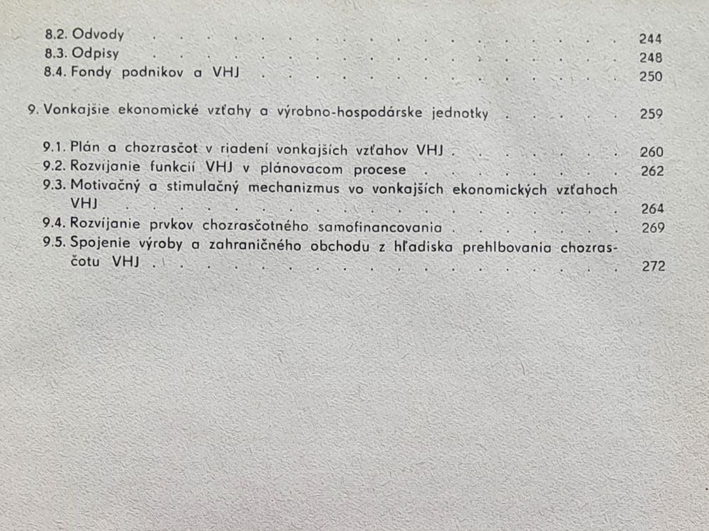 Výrobno-hospodárske jednotky v hospodárskom mechanizme rozvinutého socializmu