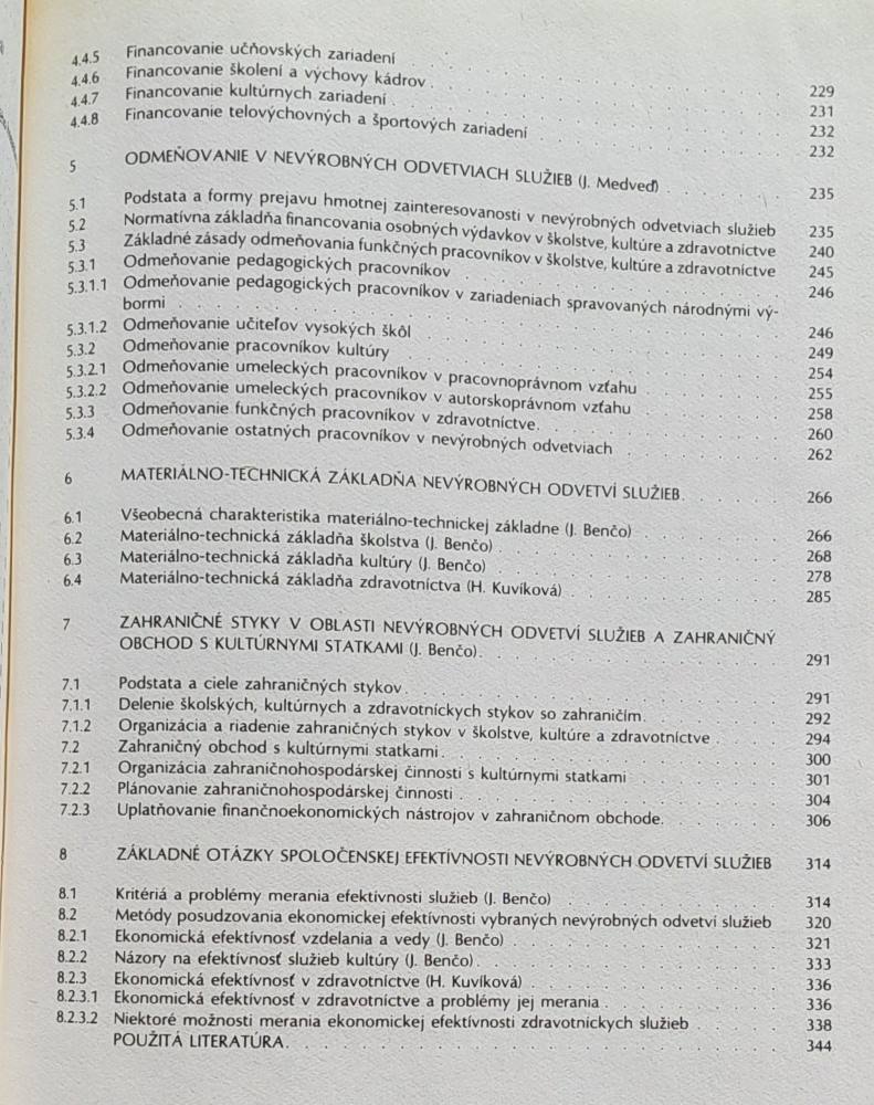 Ekonomika nevýrobných odvetví služieb
