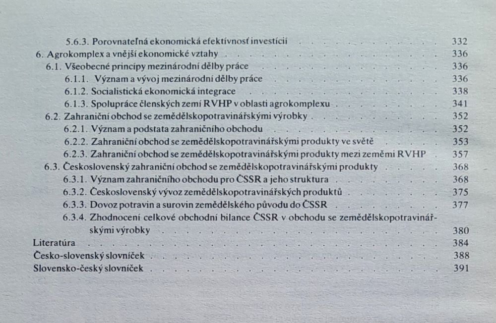 Hospodárska politika v agrokomplexe