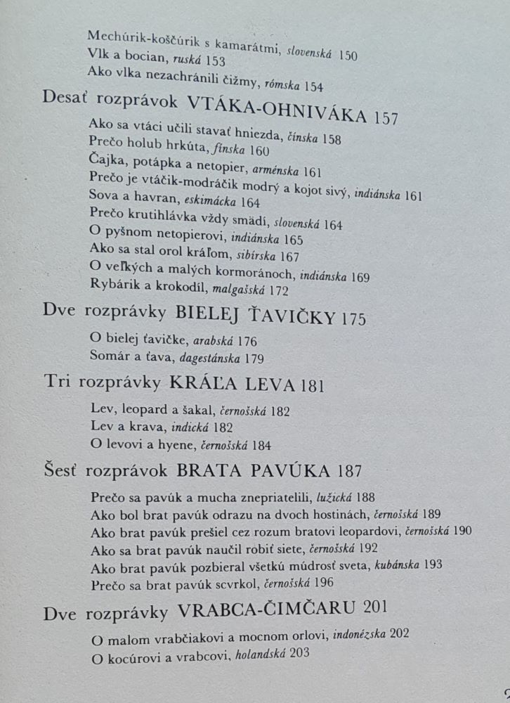 Rozprávky o zvieratkách z celého sveta