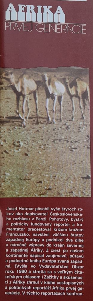 Afrika prvej generácie / edícia Svetom