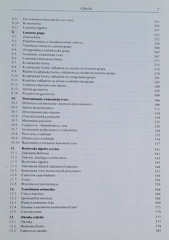Prehľad modernej algebry / Edícia Teoretickej literatúry