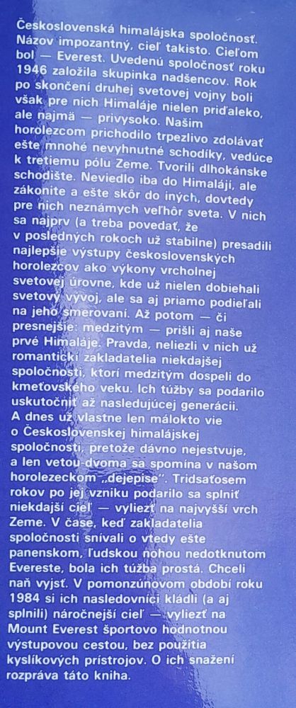 Everest / Prvá československá expedícia na najvyššom vrchu sveta