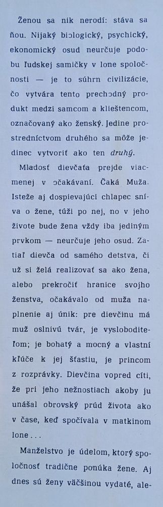 Druhé pohlavie 1. 2. / Malá moderná encyklopédia