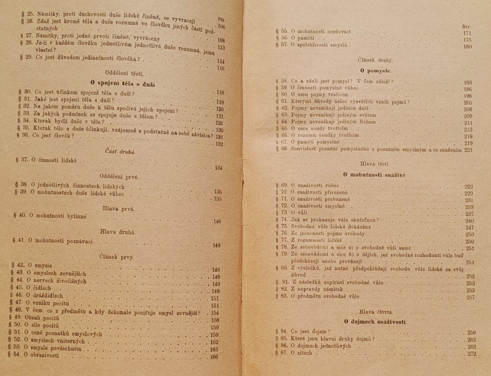 Psychologie + Matrika Dědictví sv. Prokopa - Od počátku r. 1861 až do října 1894 + Stanovy Dědictví svatého Prokopa